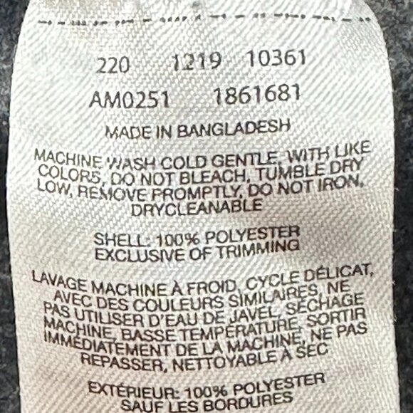 Columbia Steens Mountain Half Snap Pull Over Fleece Jacket Grey‎ Size Large - Picture 6 of 6